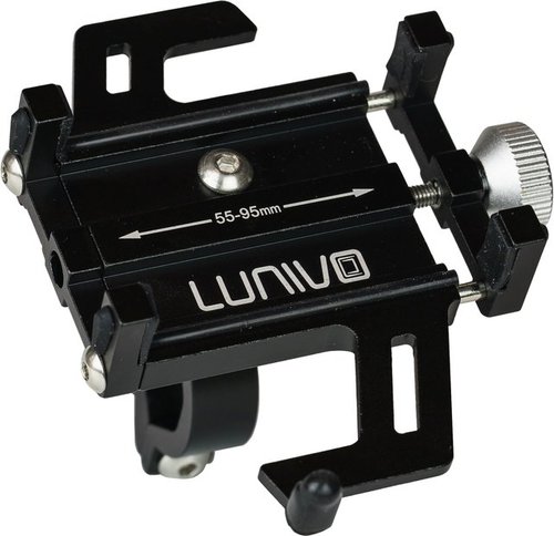 Lunivo Handy Halterung Aluminium - universal Schwarz Modell 2023
