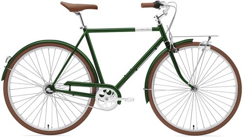 Creme Caferacer Man Uno Citybike Grün Modell 2023