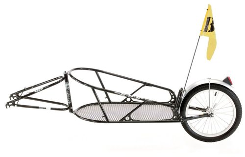 Croozer Bob YAK Lastenanhänger ohne Tasche 28 Zoll Fahrradanhänger Schwarz Modell 2024