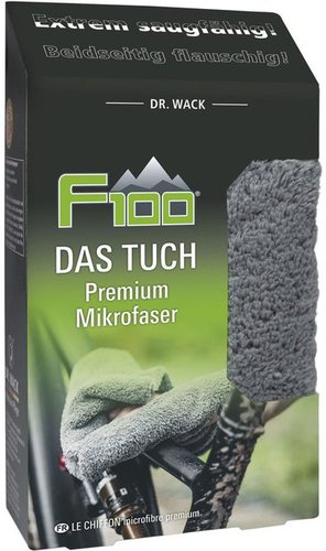 Dr. Wack F100 Das Tuch - Premium Mikrofaser Schwarz Modell 2024