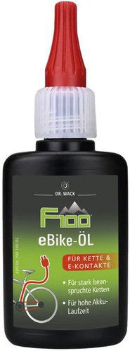 Dr. Wack F100 E-Bike Kettenöl Tropfflasche - 50ml Schwarz Modell 2025