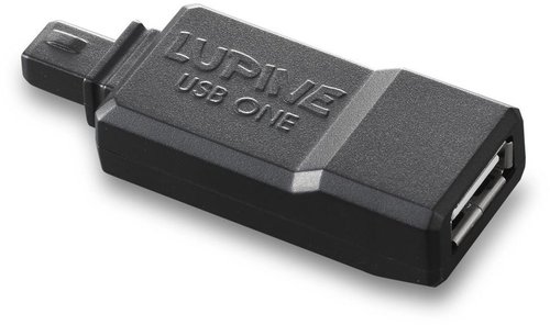 Lupine USB One Adapter Schwarz Modell 2023