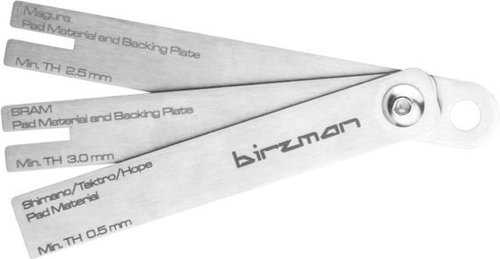 Birzman Brake Pad Indicator - Bremsbelag Verschleißanzeiger Silber Modell 2023