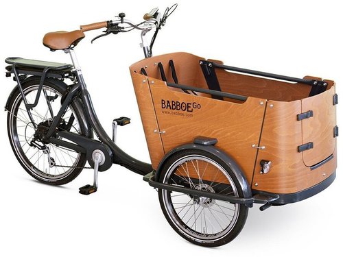 Babboe Go-E Disc E-Bike Grau Modell 2024