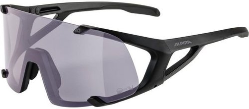 Alpina Hawkeye Q-Lite V black matt / Varioflex purple mirror lens Schwarz Modell 2024