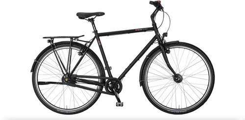 VSF Fahrradmanufaktur T-100 - HS11 Citybike Schwarz Modell 2023