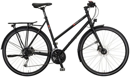 VSF Fahrradmanufaktur T-100 Sport Trekkingrad Schwarz Modell 2023