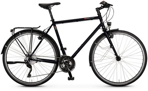 VSF Fahrradmanufaktur T-700 - HS22 Trekkingrad Schwarz Modell 2023