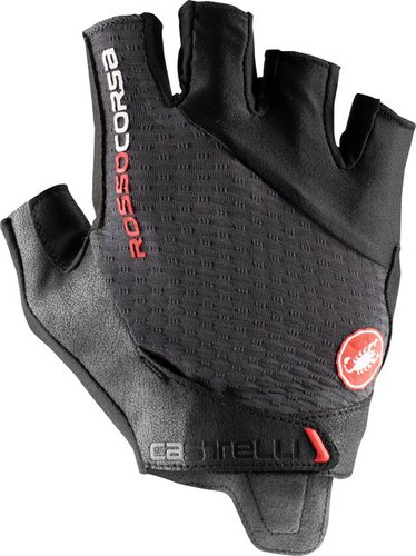 Castelli Rosso Corsa Pro V Kurzfinger Handschuhe Grau Modell 2024