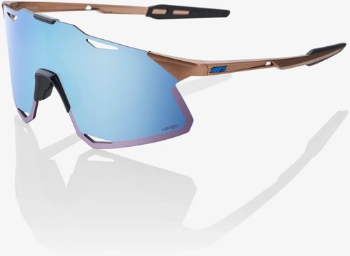 100 Percent Hypercraft Matte Copper Chromium / HiPER Blue Mirror Lens Braun Modell 2025