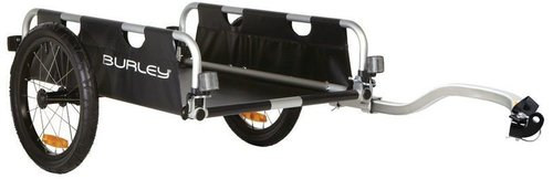 Burley Fahrrad-Lasten-Anhänger Flatbed Fahrradanhänger Schwarz Modell 2024