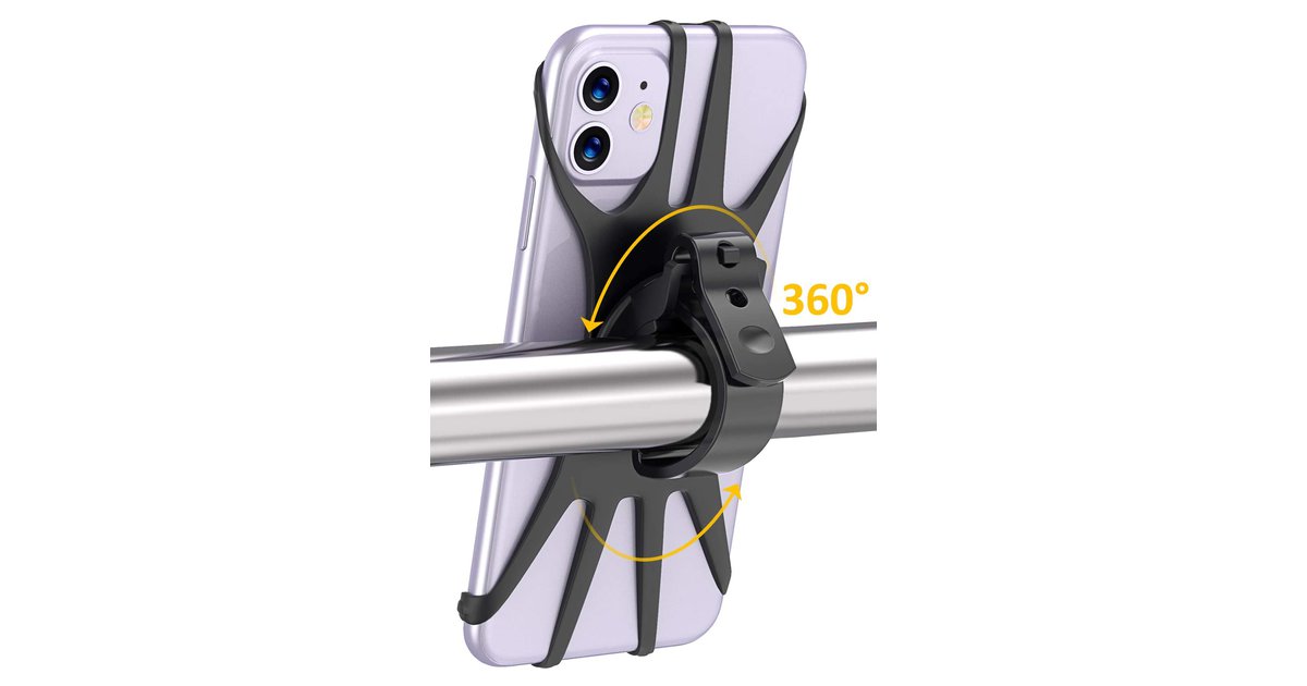 Cocoda Handyhalterung Fahrrad, 360° Drehbare Handyhalterung Motorrad,  Anti-Shake Handyhalter Fahrrad Kompatibel mit iPhone 11 Pro Max/X/XS  MAX/XR/8, Samsung S20/ S10e & Alle 4,0-6,5 Zoll