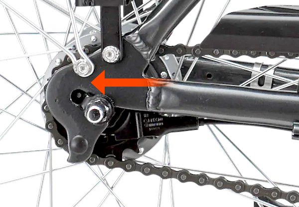 Fahrradkette spannen: So machst du es bei einem Fahrrad mit Nabenschaltung richtig.