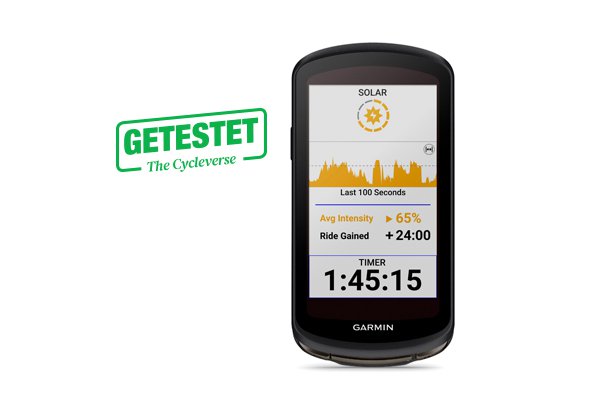 Garmin Edge 1040 Solar. Der Premium Radcomputer mit Solar-Ladefunktion im Test.