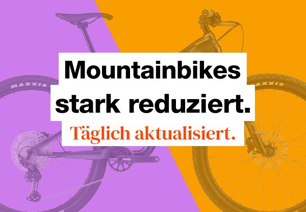 Mountainbike Sale. Die MTBs mit dem aktuell höchsten Rabatt.