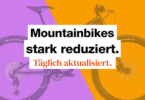 Mountainbike Sale: Bis zu -50% – MTBs stark reduziert