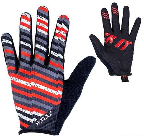 Handup Gloves The Analog Gloves - Red Stripe - X-Small