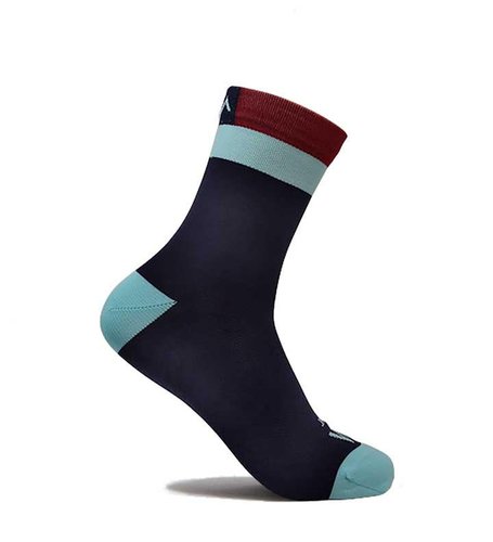 Freshly Minted Patterned Socks - The Mason Blue - 5 - X-SmallSmall