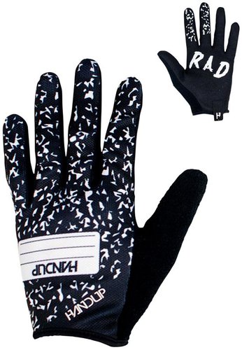 Handup Gloves Take Note Gloves - BlackWhite - XX-Large