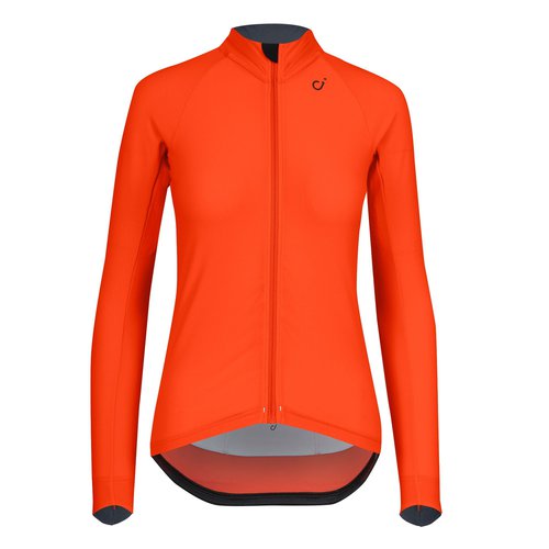 Velocio Signature Long Sleeve Womens - Fire Red - Small