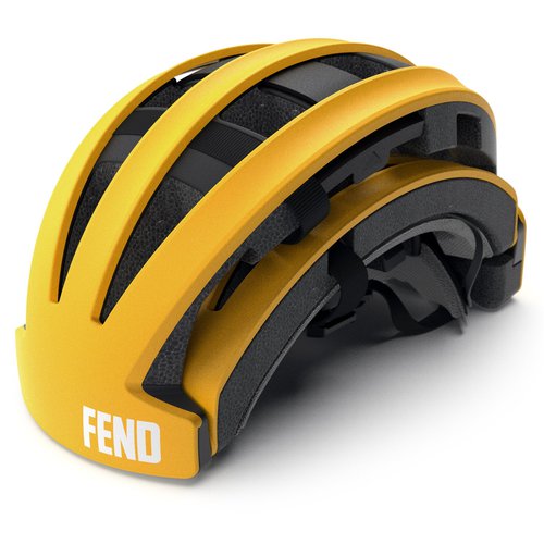 Fend Folding Helmet - Matte Yellow - Small