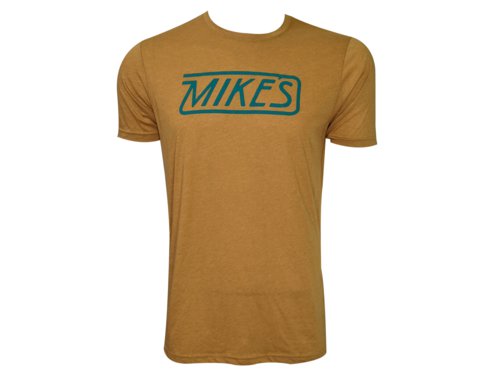 Mike's Bikes Retro T-Shirt - Gold - X-Small