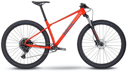 BMC Twostroke AL FOUR - Neon Red  Grey - Large