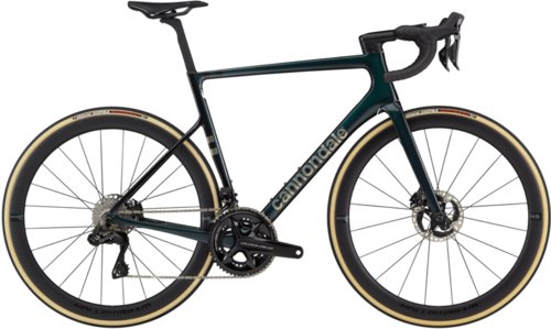 Cannondale SuperSix Evo Hi-MOD Disc Dura-Ace Di2 2022 - Gunmetal Green - 60