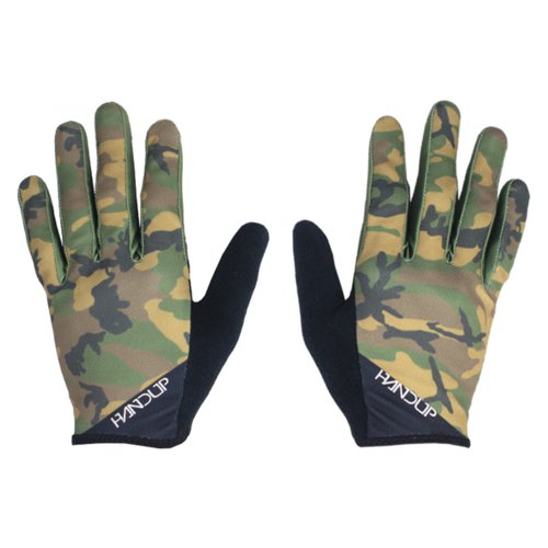 Handup Gloves Woodland Camo Gloves - Green - Small