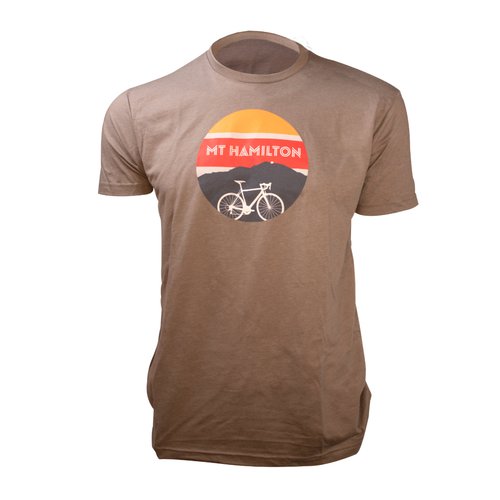 Mike's Bikes Ride Mt. Hamilton T-Shirt - Stone Grey - X-Small