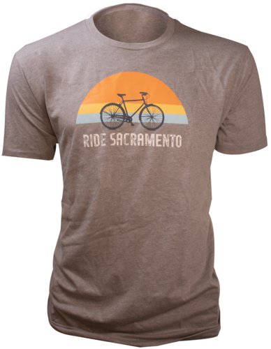 Mike's Bikes Ride Sacramento T-Shirt - Dark Heather - X-Small