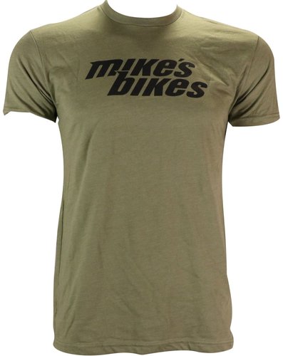 Mike's Bikes T-Shirt - Olive - X-Small