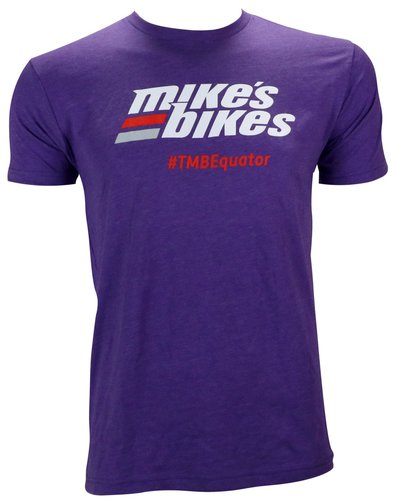Mike's Bikes T-Shirt - Purple Team - X-Small