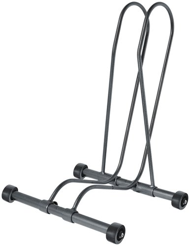 Delta Adjustable Mobile Floor Stand - Black