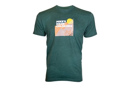 Mike's Bikes Colorado T-Shirt - Forest Sunset - X-Small