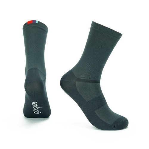 Velocio Signature Socks - Charcoal - X-Small