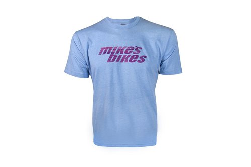 Mike's Bikes Triathlon T-Shirt - Heather Blue - X-Small