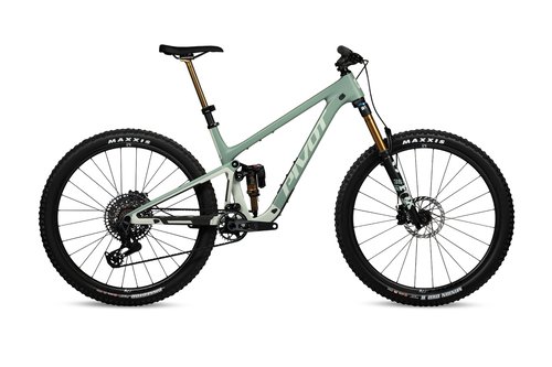 Pivot Trailcat LT Pro X0 Eagle Transmission Neo Carbon Wheels - Green Meadow Mist - Medium