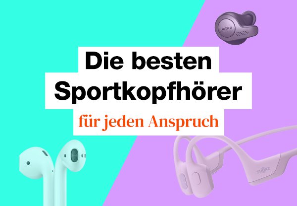 Sportkopfhörer Test: Die besten Kopfhörer für aktive Bewegung.