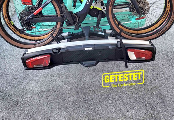 Thule Velospace XT 3. Wir haben den Fahrradträger für die Anhängerkupplung getestet.