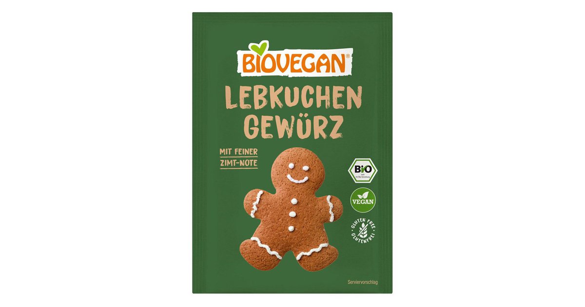 Biovegan Lebkuchen Gewürz mit Ceylon Zimt