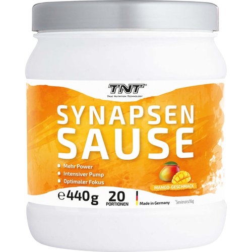 Tnt Synapsensause, Trainingsbooster für Energie und Pump, für Muskelaufbau, Mango-Geschmack
