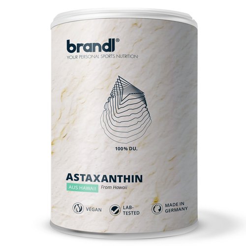 Brandl brandl® Astaxanthin hochdosiert mit Antioxidantien aus Hawaii | Premium Kapseln extern laborgeprüft