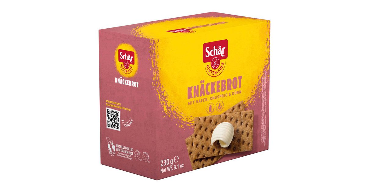Schär Knäckebrot mit Hafer