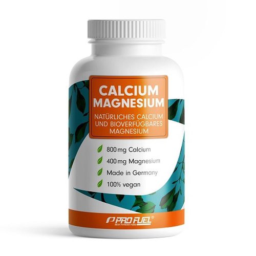 Profuel - Calcium & Magnesium Kapseln - optimal hochdosiert mit 800 mg Calcium & 400 mg Magnesium