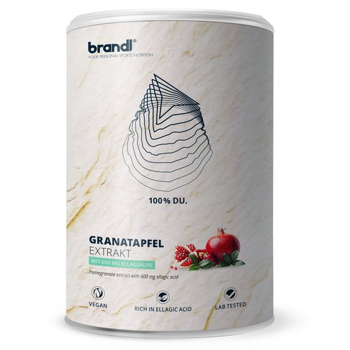 Brandl brandl® Granatapfelkern Extrakt Kapseln (mit Antioxidantien) | Premium-Qualität extern laborgeprüft