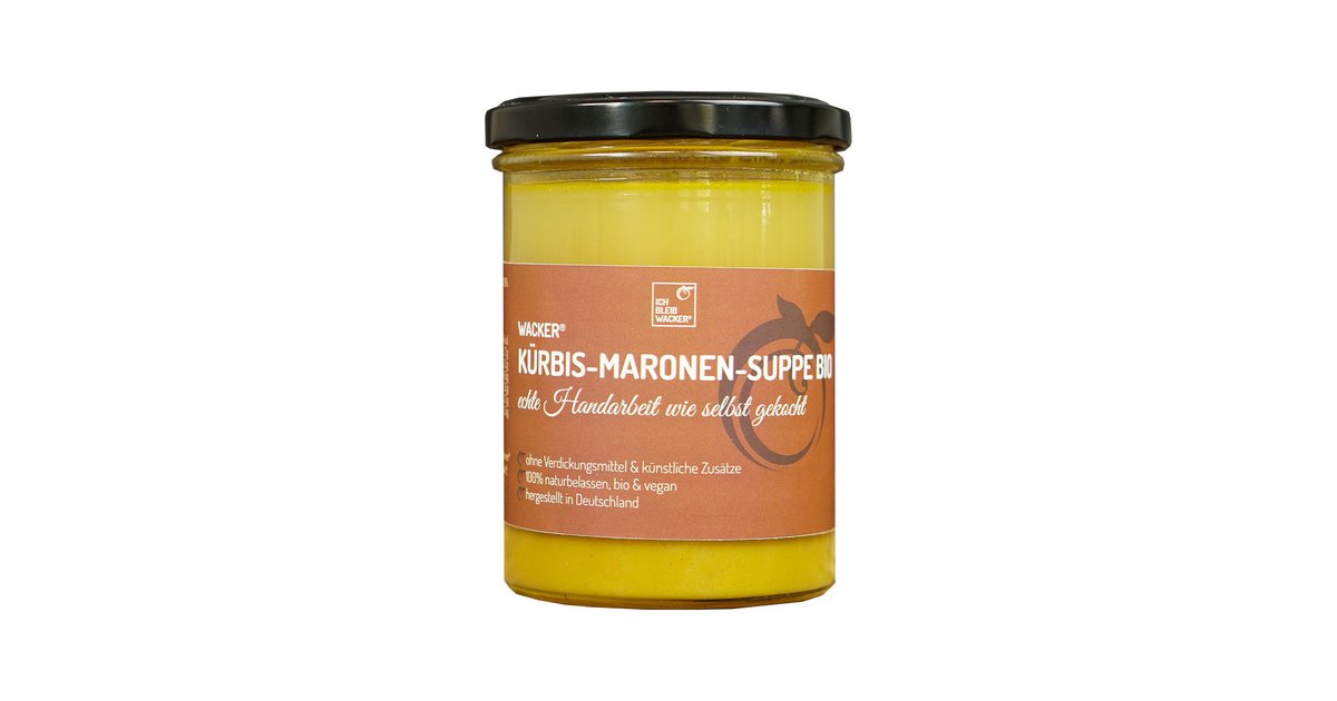 Wacker Kürbis-Maronen-Suppe Bio