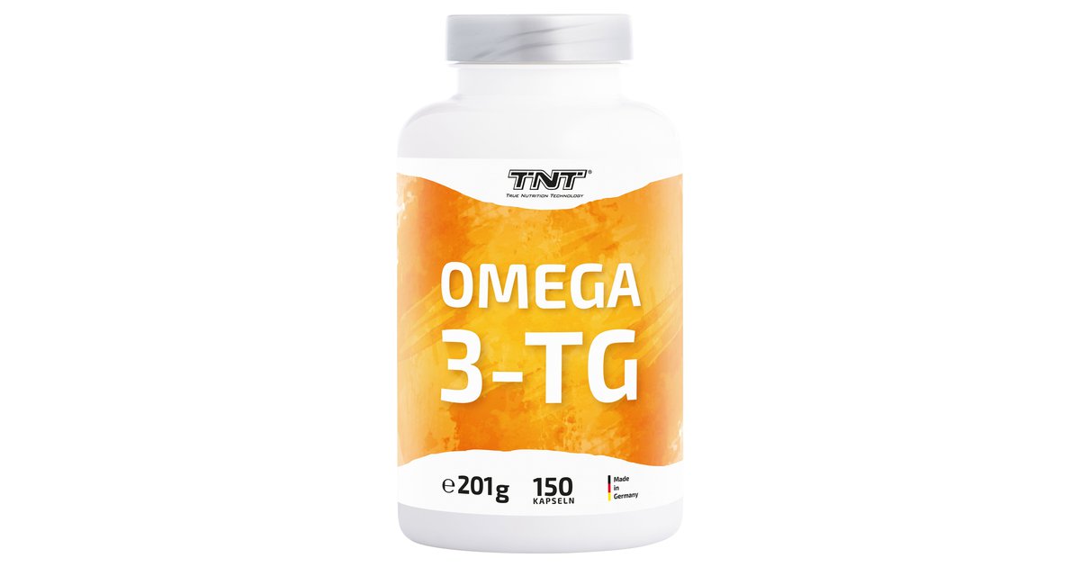 TNT Omega 3 in natürlicher TriglyceridForm (920mg Fischöl pro Kapsel
